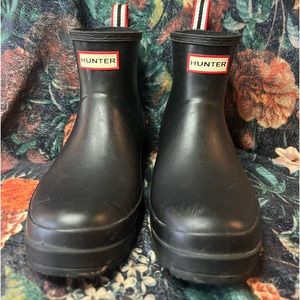 Hunter Ankle Boots — Size 8